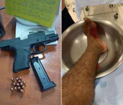 Jogador é baleado no pé por homem armado em partida de futebol 