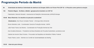 F&oacute;rum Pr&eacute;-COP 30 debate a pecu&aacute;ria brasileira e as mudan&ccedil;as clim&aacute;ticas