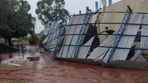 Temporal paralisa aulas em duas escolas de Brasil&acirc;ndia ap&oacute;s inunda&ccedil;&otilde;es