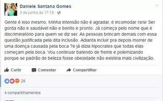 Palestrante diz estar sendo perseguida por mulher com dezenas de processos