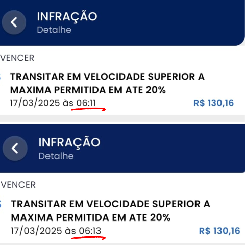 Sinal amarelo curto e multas em duplicidade geram queixas de motoristas