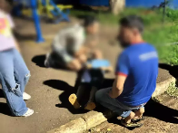 Criança fica inconsciente em praça e é salva por PM de folga