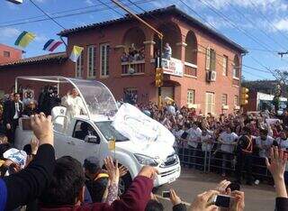 Dia em que o papa Francisco chegou pertinho de Mato Grosso do Sul