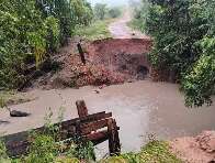 Após chuva arrasar estrutura, obras em estradas e 6 pontes custará R$ 2 milhões