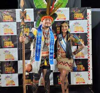 Conheça os vencedores do concurso Miss e Mister Indígena 2025