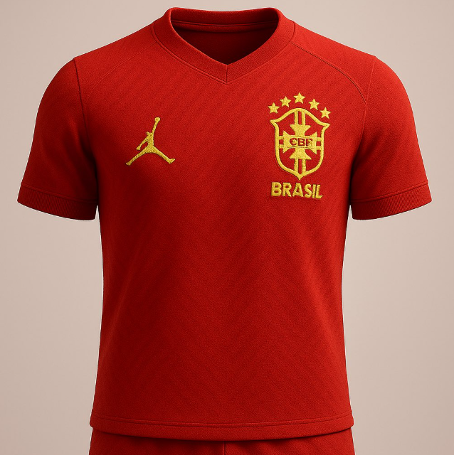 Seleção Brasileira pode usar camisa vermelha pela 2ª vez na história