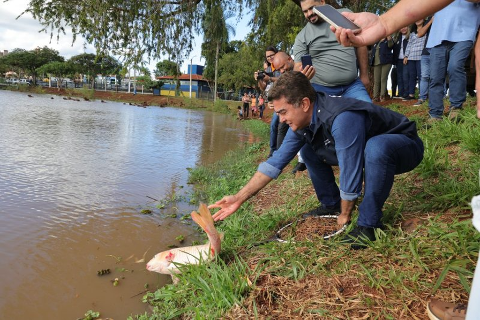 Dourados volta a liberar pesca em lago durante o Dia do Trabalhador