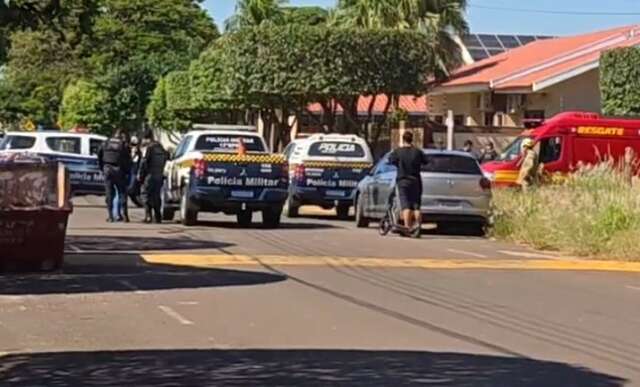 Armado, homem em surto &eacute; rendido ap&oacute;s uso de drone e spray de pimenta