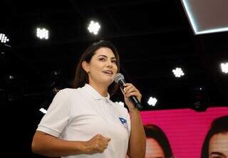 Michelle Bolsonaro volta a MS para encontro de mulheres conservadoras Michelle Bolsonaro volta a MS para encontro de mulheres conservadoras