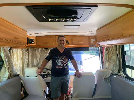 Rel&iacute;quia, motorhome de Rudimar pode ter sido do padre do bal&atilde;o