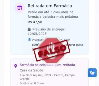 &Eacute; &quot;fake&quot; que Mounjaro esteja &agrave; venda com retirada na Casa da Sa&uacute;de