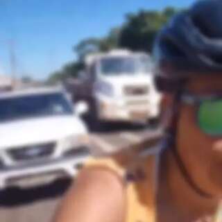 Atropelada na Avenida Guaicurus, ciclista alega ter sido perseguida