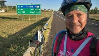 Emerson pedalou 12 dias até Aparecida após sobreviver a acidente Emerson pedalou 12 dias até Aparecida após sobreviver a acidente