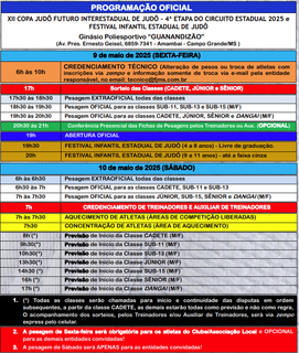 Torneio de jud&ocirc; come&ccedil;a hoje com festival infantil no Guanandiz&atilde;o