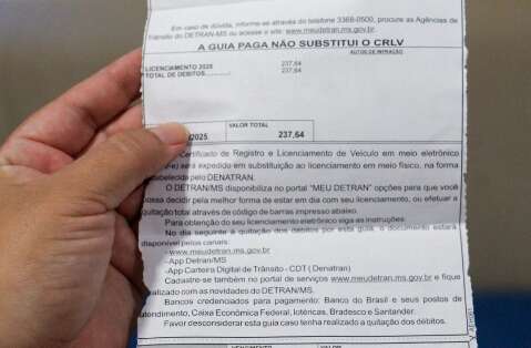 Propriet&aacute;rios de ve&iacute;culos com placa final 3 devem desconsiderar guia f&iacute;sica
