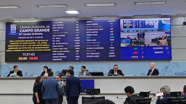 Câmara aprova recriação da Fundação Municipal de Cultura em Campo Grande