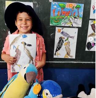 Passarinheiro, aos 6 anos Arthur participa do maior evento de observa&ccedil;&atilde;o de aves