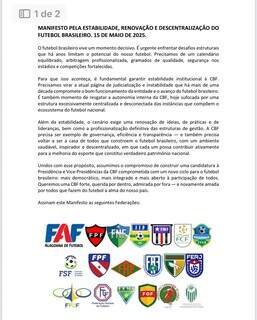 Petrall&aacute;s deixa base de Ednaldo e assina manifesto por &quot;nova CBF&quot;