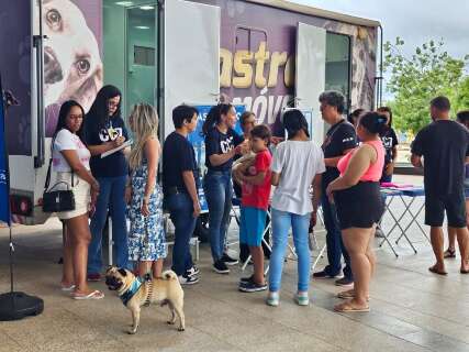 Castram&oacute;vel leva vacina&ccedil;&atilde;o e teste de leishmaniose para animais no Novos Estados
