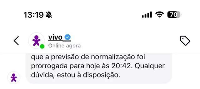 Falha em equipamento causou instabilidade nas redes da Vivo  