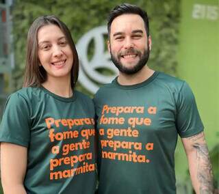 Eric e Alanna deixaram CLT para fazer marmitas fitness congeladas