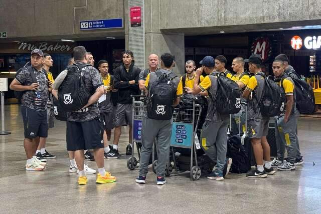 Atraso em voo faz time de MS chegar 24 horas depois para Brasileiro de Futsal