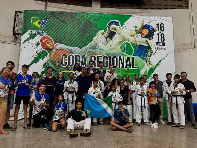 Mato Grosso do Sul conquista 31 medalhas na Copa Regional de taekwondo