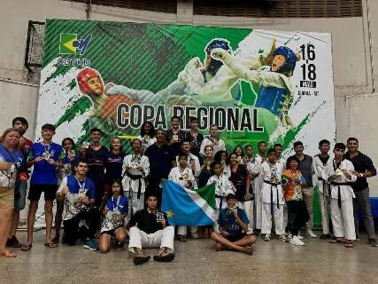 Mato Grosso do Sul conquista 31 medalhas na Copa Regional de taekwondo