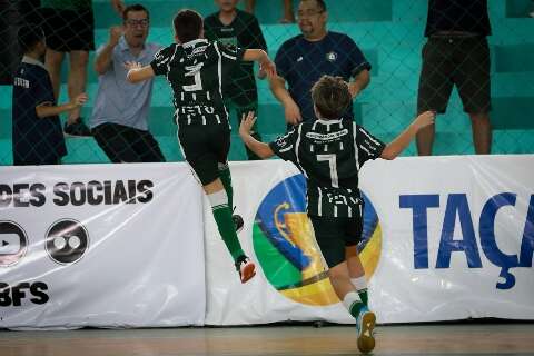 Time de MS vence na despedida de competi&ccedil;&atilde;o nacional de futsal 