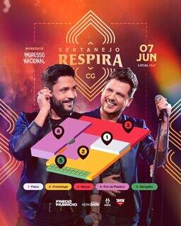 Capital celebra a for&ccedil;a do sertanejo com Fred &amp; Fabr&iacute;cio em junho