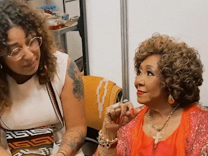 Cantora de MS realiza sonho de inf&acirc;ncia ao cantar para Alcione