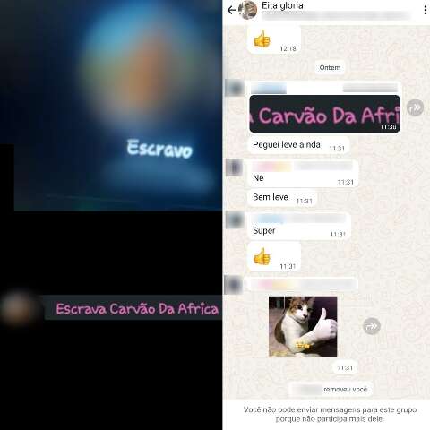 Menina &eacute; chamada de &quot;escrava, carv&atilde;o da &Aacute;frica&quot; em grupo de Whats da escola