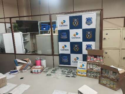 Maconha Dry e gen&eacute;rico do &ldquo;Mounjaro&rdquo; s&atilde;o apreendidos nos Correios