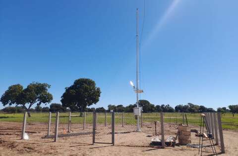 Pantanal ganha 1&ordf; das 19 novas esta&ccedil;&otilde;es meteorol&oacute;gicas que MS vai ter