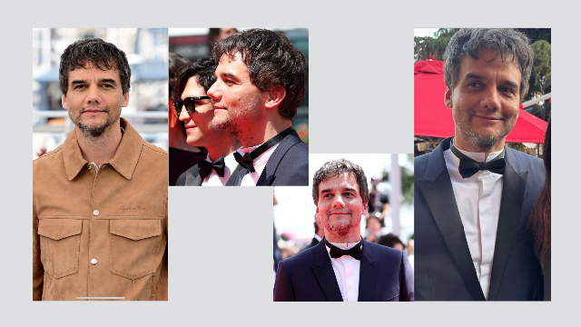 Wagner Moura em Cannes: bem-vestido e descabelado