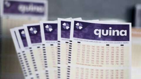 Tr&ecirc;s apostas de MS fazem a quina da Mega-Sena; uma acerta quadra na Quina