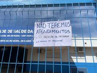 Ladrões arrombam unidade de saúde a marretada e fazem limpa Ladrões arrombam unidade de saúde a marretada e fazem limpa