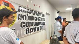 Manifestantes cobram do Incra mapa e prazos para assentamentos em MS