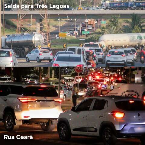 Problemas noite e dia: os gargalos do tr&acirc;nsito que atormentam a cidade 