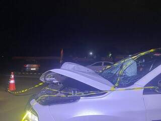 Motociclista morre ao ser atropelada por picape na BR-163