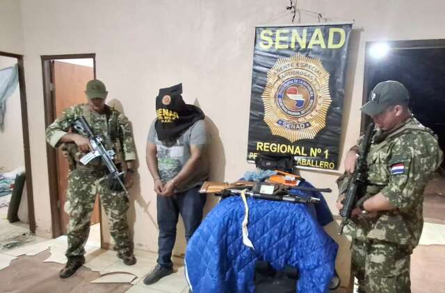 Brasileiro &eacute; preso em base de fac&ccedil;&atilde;o criminosa na linha internacional