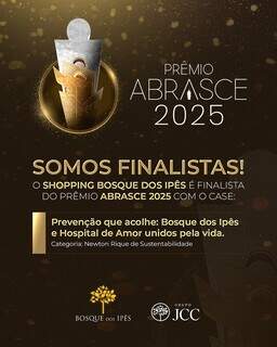 Bosque dos Ip&ecirc;s &eacute; finalista de pr&ecirc;mio nacional com ESG 