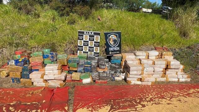 Carga de soja com 7,2 toneladas de maconha &eacute; apreendida em SP