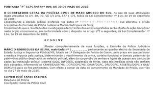 Escriv&atilde;o alvo de a&ccedil;&atilde;o contra fraude em documentos &eacute; afastado