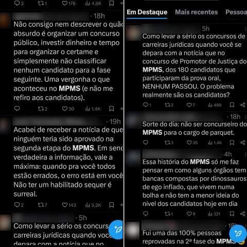 MPMS reprova todos em concurso com sal&aacute;rio de R$ 32 mil e 20 candidatos por vaga
