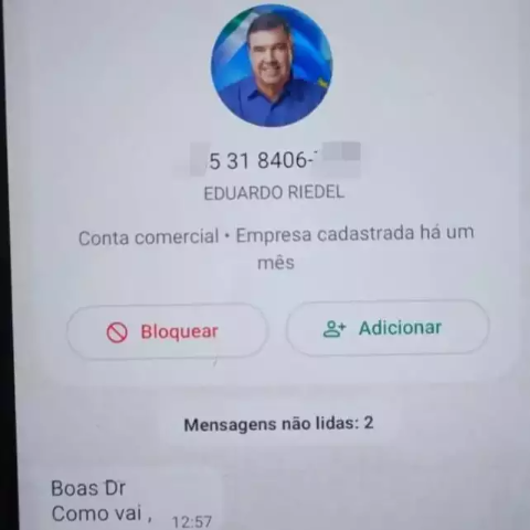 Golpe com foto de Riedel reaparece no dia de opera&ccedil;&atilde;o contra quadrilha