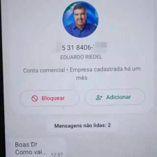 Golpe com foto de Riedel reaparece no dia de operação contra quadrilha Golpe com foto de Riedel reaparece no dia de operação contra quadrilha