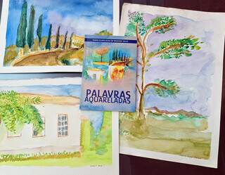 Maria Clara transformou em poesia as pinturas do marido com dem&ecirc;ncia 