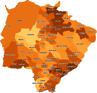 Taquarussu &eacute; a cidade mais cat&oacute;lica e Aquidauana a mais evang&eacute;lica de MS