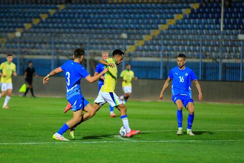 Com atleta de MS, Brasil empata com a Isl&acirc;ndia em amistoso no sub-20
